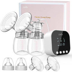 Lulia Double Electric Breast Pump – 4 Modes, Portable, BPA Free, Quiet