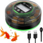 Automatic Fish Feeder for Aquarium - USB Rechargeable, Moisture-Proof, Timer with LCD Display for Betta Automatic Fish Feeder for Aquarium - USB Rechargeable, Moisture-Proof, Timer with LCD Display for Betta