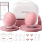 Momcozy M9 Hands-Free Wearable Breast Pump 24mm, 2-Pack Cozy Red, App Control, Multi-Modes & 15 Levels Momcozy M9 Hands-Free Wearable Breast Pump 24mm, 2-Pack Cozy Red, App Control, Multi-Modes & 15 Levels