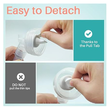 PumpMom Wide Mouth Duckbill Valves for Spectra & Medela Shields