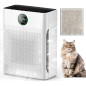 MOOKA Air Purifier for Large Rooms up to 2200 sq.ft, Washable Filter, PM2.5 Sensor, White - PR1 MOOKA Air Purifier for Large Rooms up to 2200 sq.ft, Washable Filter, PM2.5 Sensor, White - PR1