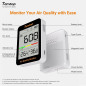 Temtop Portable CO2 Monitor - Indoor Air Quality, Temperature & Humidity Meter for Home, Office & School Temtop Portable CO2 Monitor - Indoor Air Quality, Temperature & Humidity Meter for Home, Office & School