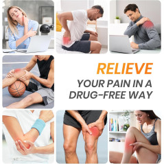 AVCOO 3-in-1 TENS Unit with 30 Modes & 40 Intensities for Pain Relief