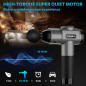 TOLOCO Deep Tissue Massage Gun for Athletes - 10 Heads, Silent Motor, Pain Relief Percussion Massager TOLOCO Deep Tissue Massage Gun for Athletes - 10 Heads, Silent Motor, Pain Relief Percussion Massager