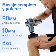 Pistolet de Massage Mini Silencieux - Soulagement Douleur Bleu