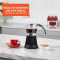 IMUSA Electric Espresso Maker 3 or 6 Cup, Cool-Touch Handle & Base, Cast Aluminum, Black—Ideal for Cuban Coffee IMUSA Electric Espresso Maker 3 or 6 Cup, Cool-Touch Handle & Base, Cast Aluminum, Black—Ideal for Cuban Coffee