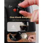 Machine à expresso SHARDOR 3,5 bars - 4 tasses, mousseur lait, chauffage rapide, 800W, noir compact Machine à expresso SHARDOR 3,5 bars - 4 tasses, mousseur lait, chauffage rapide, 800W, noir compact