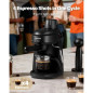 SHARDOR 3.5 Bar Espresso Machine, 4-Cup with Milk Frother, Fast Heating, Compact 800W Coffee Maker, Black SHARDOR 3.5 Bar Espresso Machine, 4-Cup with Milk Frother, Fast Heating, Compact 800W Coffee Maker, Black
