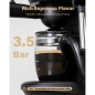 Machine à expresso SHARDOR 3,5 bars - 4 tasses, mousseur lait, chauffage rapide, 800W, noir compact Machine à expresso SHARDOR 3,5 bars - 4 tasses, mousseur lait, chauffage rapide, 800W, noir compact