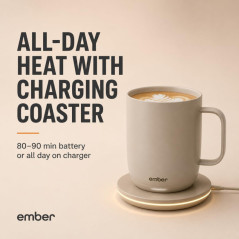 Ember Smart Mug 2 - Tasse Chauffante 14oz, 80min Battery