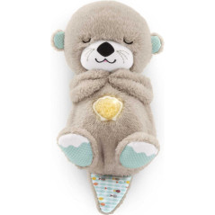 Fisher-Price Otter Sound Machine Plush Toy with Music & Lights for Babies