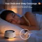White Noise Sound Machine with 20 Sounds, 10 Color Night Light, 5 Timers & Memory – White White Noise Sound Machine with 20 Sounds, 10 Color Night Light, 5 Timers & Memory – White