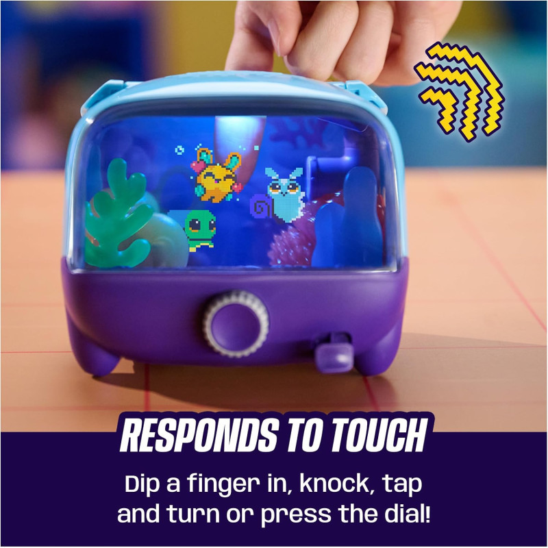BITZEE Interactive Aquarium Toy – Virtual Fish, LED Lights & Touch Play