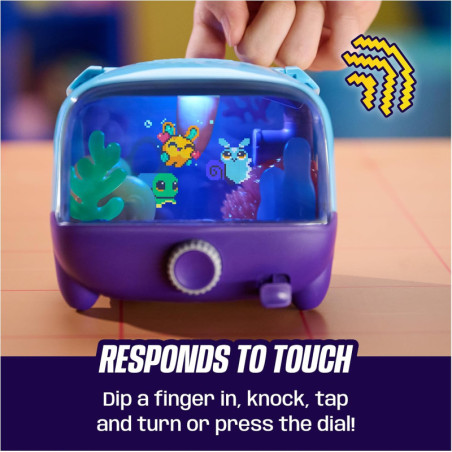 BITZEE Interactive Aquarium Toy – Virtual Fish, LED Lights & Touch Play