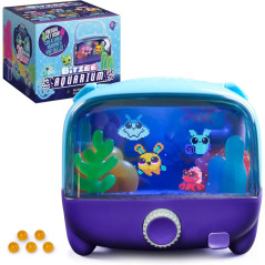 BITZEE Aquarium Interactif : 30 Poissons Virtuels, LED