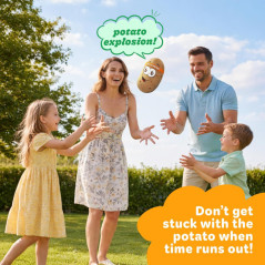 Move2Play Pass The Potato – Jeu Actif Famille 3-8+ Amusant