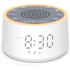 Dreamegg Veilleuse Sonore Bébé - Lumière Nuit & Bruits Blancs