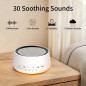 Sound Machine Night Light with 30 Soothing Sounds, 12 Colors, 32 Volume Levels for Baby, Kids & Adults Sound Machine Night Light with 30 Soothing Sounds, 12 Colors, 32 Volume Levels for Baby, Kids & Adults