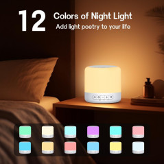 Easysleep Soundbar White Noise Machine with 30 Sounds, Night Light, Timers & Volume for Travel & Sleep