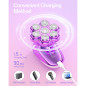 5-in-1 Waterproof Electric Shaver for Women, 7D Magnetic Heads, LED Display, Rechargeable Bikini & Body Trimmer (Purple) 5-in-1 Waterproof Electric Shaver for Women, 7D Magnetic Heads, LED Display, Rechargeable Bikini & Body Trimmer (Purple)