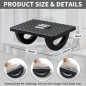 CasaZenith Ergonomic Rocking Foot Rest with Roller Massager - Under Desk Footstool for Office & Gaming, Black CasaZenith Ergonomic Rocking Foot Rest with Roller Massager - Under Desk Footstool for Office & Gaming, Black