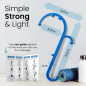 LiBa Theracane Bleu - Massager Deep Tissue pour Dos et Cou, Soulagement Douleur, Sans BPA LiBa Theracane Bleu - Massager Deep Tissue pour Dos et Cou, Soulagement Douleur, Sans BPA
