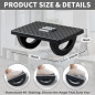 CasaZenith Ergonomic Rocking Foot Rest with Roller Massager - Under Desk Footstool for Office & Gaming, Black CasaZenith Ergonomic Rocking Foot Rest with Roller Massager - Under Desk Footstool for Office & Gaming, Black
