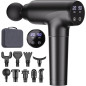 cotsoco Deep Tissue Massage Gun with 9 Attachments, 20 Speeds & Silent Motor – Handheld Pain Relief Massager (Black) cotsoco Deep Tissue Massage Gun with 9 Attachments, 20 Speeds & Silent Motor – Handheld Pain Relief Massager (Black)