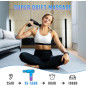 cotsoco Pistolet de Massage Deep Tissue 9 Embouts, 20 Vitesses, Moteur Silencieux, Anti-Douleur Noir cotsoco Pistolet de Massage Deep Tissue 9 Embouts, 20 Vitesses, Moteur Silencieux, Anti-Douleur Noir