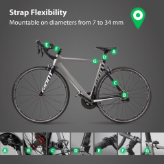 Support Silicone Étanche Anti-Vol pour Apple AirTag - Traceur GPS Caché pour Vélo & Trottinette