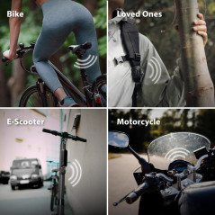 BONE Air Tracker Tag : Support GPS Étanche et Antivol Vélo