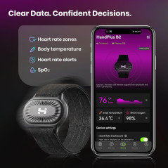 HandPlus HR Monitor Armband – Advanced Optical Tracker with Vibration Alerts