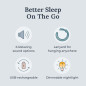Yogasleep Travel Mini White Noise Machine with 6 Sounds, Volume Control, Night Light, USB Rechargeable, Lanyard Yogasleep Travel Mini White Noise Machine with 6 Sounds, Volume Control, Night Light, USB Rechargeable, Lanyard