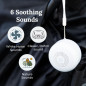Yogasleep Travel Mini : Machine à Bruit Blanc Portable, 6 Sons Apaisants, Lumière Nuit, Rechargeable USB Yogasleep Travel Mini : Machine à Bruit Blanc Portable, 6 Sons Apaisants, Lumière Nuit, Rechargeable USB