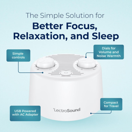 LectroSound Nature : Machine à Bruits pour Sommeil Optimal