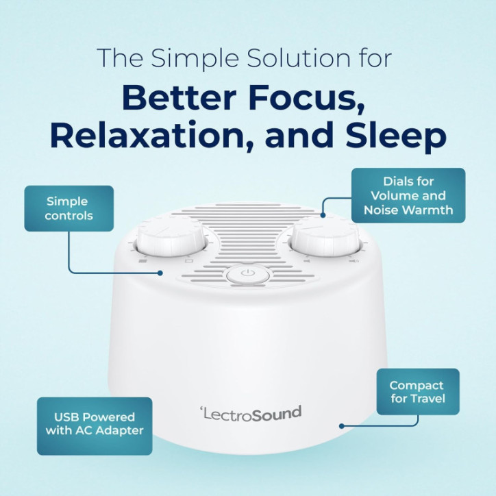 LectroSound Nature Noise Machine – Sons Naturels Non-Bouclés, Volume Précis & Confidentialité Audio LectroSound Nature Noise Machine – Sons Naturels Non-Bouclés, Volume Précis & Confidentialité Audio