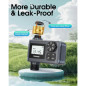 Outdoor Garden Hose Water Timer with Rain Delay, Manual Mode & Automatic Drip Irrigation Controller