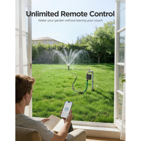 Programmateur d'arrosage GoveeLife H5901 WiFi intelligent, IP67