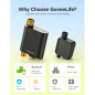 GoveeLife H5901 Smart WiFi Sprinkler Timer with Gateway, Weather Adaptive, App Control, IP67, Brass Connectors GoveeLife H5901 Smart WiFi Sprinkler Timer with Gateway, Weather Adaptive, App Control, IP67, Brass Connectors