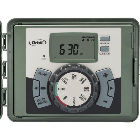 Orbit 57899 9-Station Outdoor Swing Panel Sprinkler Timer System