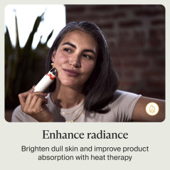 Therabody TheraFace Depuffing Wand – Cold & Heat Eye Massager for Glow