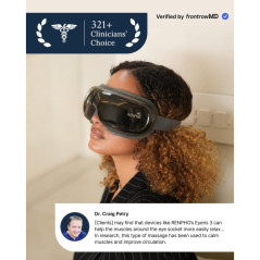 RENPHO Eyeris 3 Eye Massager with Heat, Cooling & Voice Control