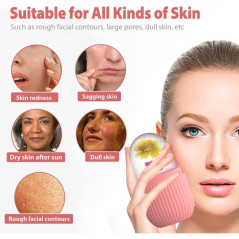 XHJRI Ice Cube Roller Massager for Face & Neck – De-Puff & Skin Care