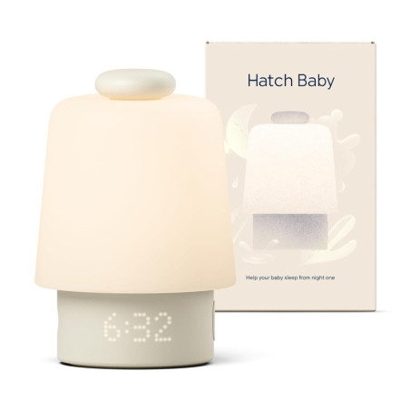 Hatch Baby Sound Machine & Night Light (Putty) | White Noise, Time-to-Rise Alarm & Sleep Support