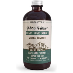 Flora Fulvic 550mg | Fulvic & Humic Acid Complex for Immunity & Digestion