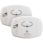 First Alert CO400 Carbon Monoxide Detector 2-Pack, Battery Operated Alarm First Alert CO400 Carbon Monoxide Detector 2-Pack, Battery Operated Alarm