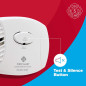 First Alert CO400 Carbon Monoxide Detector 2-Pack, Battery Operated Alarm First Alert CO400 Carbon Monoxide Detector 2-Pack, Battery Operated Alarm