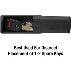 Master Lock Magnetic Key Holder 207D – Secure Black Key Storage Box