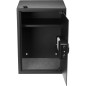 Amazon Basics Steel Home Security Safe Box, Electronic Keypad, 1.8 Cu Ft, Black, 13.8W x 13D x 19.7H Amazon Basics Steel Home Security Safe Box, Electronic Keypad, 1.8 Cu Ft, Black, 13.8W x 13D x 19.7H