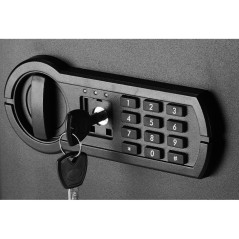 Amazon Basics Steel Home Security Safe Box with Electronic Keypad Lock